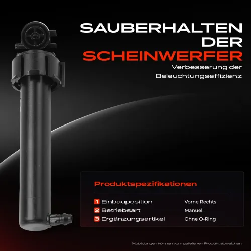 Waschwasserdüse, Scheinwerferreinigung Frankberg 5481FB0074138 Bild Waschwasserdüse, Scheinwerferreinigung Frankberg 5481FB0074138