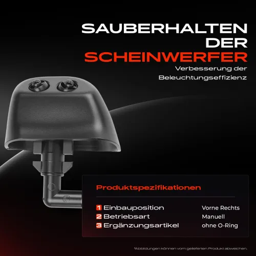 Waschwasserdüse, Scheinwerferreinigung Frankberg 5481FB0074350 Bild Waschwasserdüse, Scheinwerferreinigung Frankberg 5481FB0074350