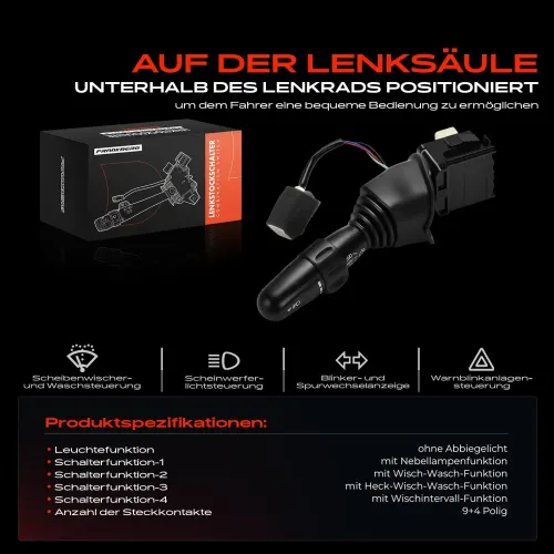 Lenkstockschalter Frankberg 5481FB0074365 Bild Lenkstockschalter Frankberg 5481FB0074365
