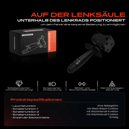 Lenkstockschalter Frankberg 5481FB0074366 Bild Lenkstockschalter Frankberg 5481FB0074366
