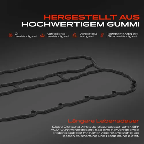 Dichtung, Zylinderkopfhaube Frankberg 5481FB0074729 Bild Dichtung, Zylinderkopfhaube Frankberg 5481FB0074729