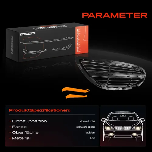 Lüftungsgitter, Stoßfänger Frankberg 5481FB0074819 Bild Lüftungsgitter, Stoßfänger Frankberg 5481FB0074819