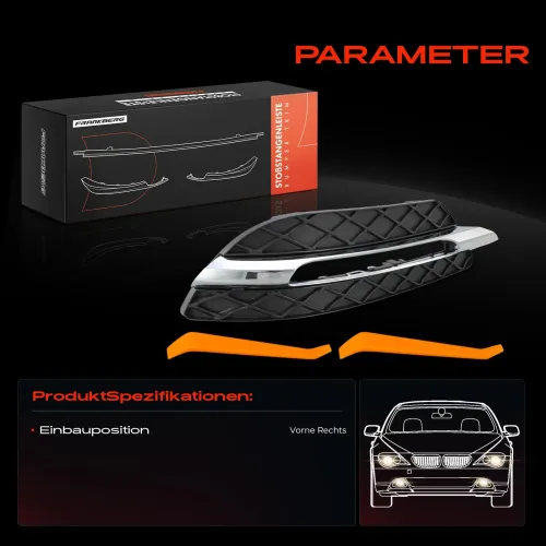 Lüftungsgitter, Stoßfänger Frankberg 5481FB0075376 Bild Lüftungsgitter, Stoßfänger Frankberg 5481FB0075376