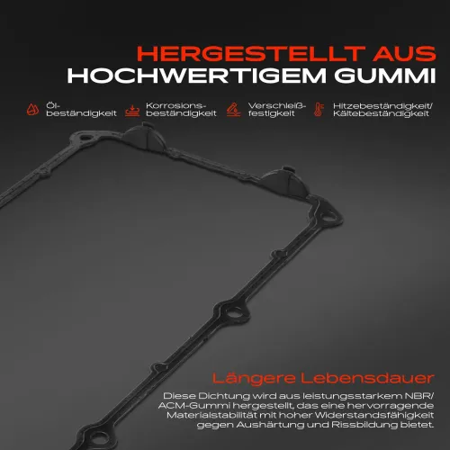 Dichtung, Zylinderkopfhaube Frankberg 5481FB0075406 Bild Dichtung, Zylinderkopfhaube Frankberg 5481FB0075406