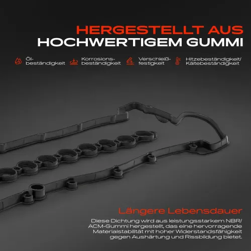 Dichtung, Zylinderkopfhaube Frankberg 5481FB0075410 Bild Dichtung, Zylinderkopfhaube Frankberg 5481FB0075410