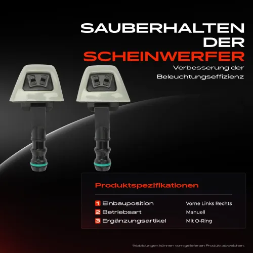 Waschwasserdüse, Scheinwerferreinigung Frankberg 5481FB0075637 Bild Waschwasserdüse, Scheinwerferreinigung Frankberg 5481FB0075637