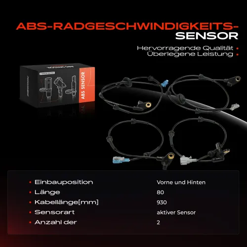 Sensor, Raddrehzahl Frankberg 5481FB0076224 Bild Sensor, Raddrehzahl Frankberg 5481FB0076224