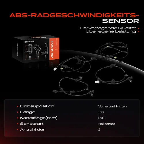 Sensor, Raddrehzahl Frankberg 5481FB0076225 Bild Sensor, Raddrehzahl Frankberg 5481FB0076225