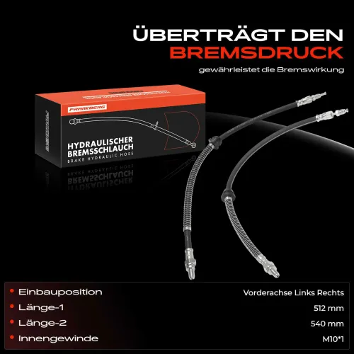 Bremsschlauch Frankberg 5481FB0076259 Bild Bremsschlauch Frankberg 5481FB0076259