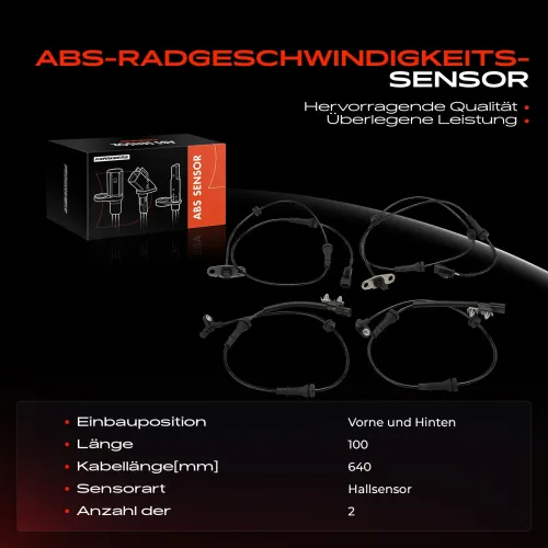 Sensor, Raddrehzahl Frankberg 5481FB0076305 Bild Sensor, Raddrehzahl Frankberg 5481FB0076305