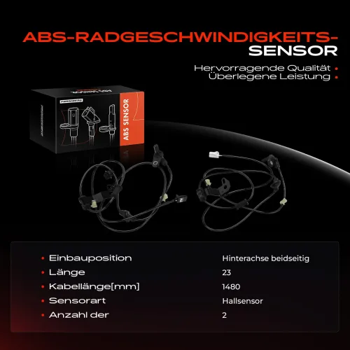 Sensor, Raddrehzahl Frankberg 5481FB0076306 Bild Sensor, Raddrehzahl Frankberg 5481FB0076306