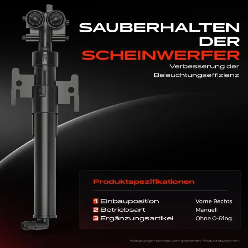 Waschwasserdüse, Scheinwerferreinigung Frankberg 5481FB0076310 Bild Waschwasserdüse, Scheinwerferreinigung Frankberg 5481FB0076310