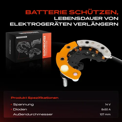 Gleichrichter, Generator Frankberg 5481FB0076372 Bild Gleichrichter, Generator Frankberg 5481FB0076372