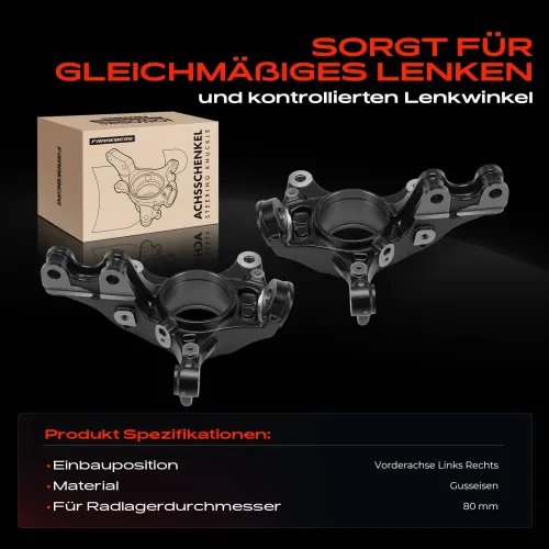 Achsschenkel, Radaufhängung Frankberg 5481FB0076468 Bild Achsschenkel, Radaufhängung Frankberg 5481FB0076468