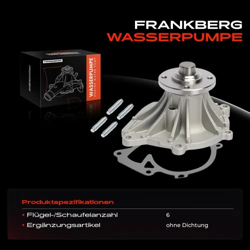 Wasserpumpe, Motorkühlung Frankberg 5481FB0076484 Bild Wasserpumpe, Motorkühlung Frankberg 5481FB0076484