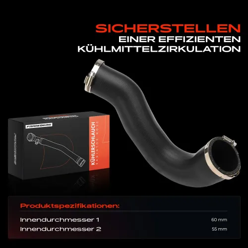 Kühlerschlauch Frankberg 5481FB0076531 Bild Kühlerschlauch Frankberg 5481FB0076531