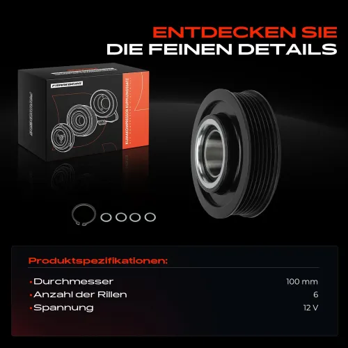 Magnetkupplung, Klimakompressor Frankberg 5481FB0076552 Bild Magnetkupplung, Klimakompressor Frankberg 5481FB0076552