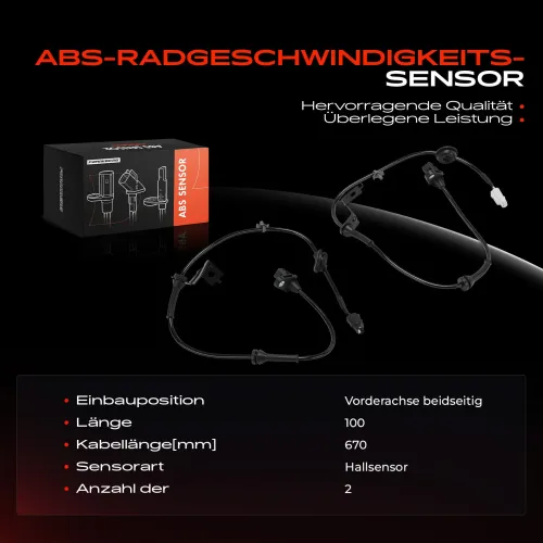 Sensor, Raddrehzahl Frankberg 5481FB0076553 Bild Sensor, Raddrehzahl Frankberg 5481FB0076553