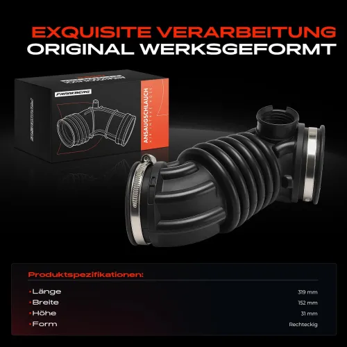 Ansaugschlauch, Luftfilter Frankberg 5481FB0076555 Bild Ansaugschlauch, Luftfilter Frankberg 5481FB0076555