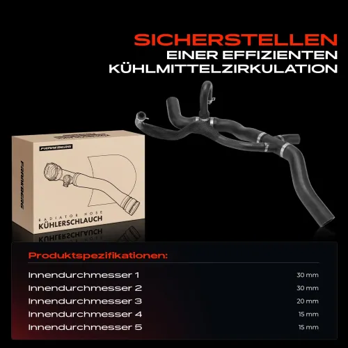 Kühlerschlauch Frankberg 5481FB0076630 Bild Kühlerschlauch Frankberg 5481FB0076630
