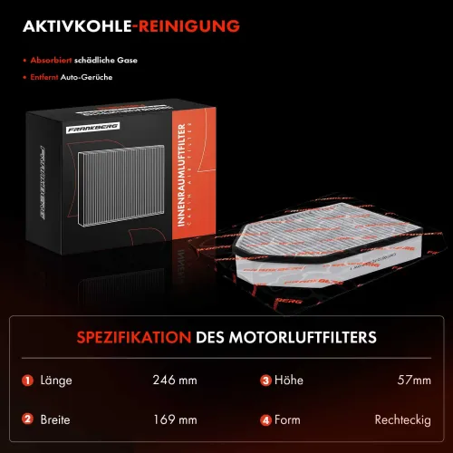 Filter, Innenraumluft Frankberg 5481FB0076672 Bild Filter, Innenraumluft Frankberg 5481FB0076672