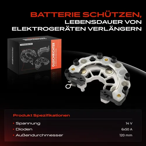 Gleichrichter, Generator Frankberg 5481FB0076676 Bild Gleichrichter, Generator Frankberg 5481FB0076676