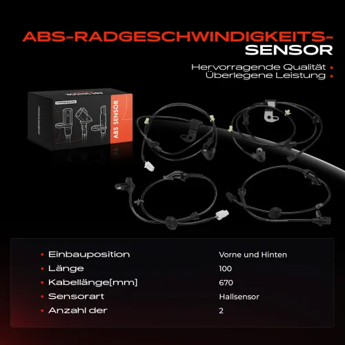 Sensor, Raddrehzahl Frankberg 5481FB0076685 Bild Sensor, Raddrehzahl Frankberg 5481FB0076685