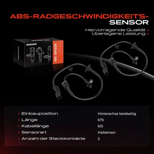 Sensor, Raddrehzahl Frankberg 5481FB0076804 Bild Sensor, Raddrehzahl Frankberg 5481FB0076804