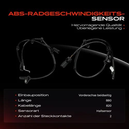 Sensor, Raddrehzahl Frankberg 5481FB0076806 Bild Sensor, Raddrehzahl Frankberg 5481FB0076806