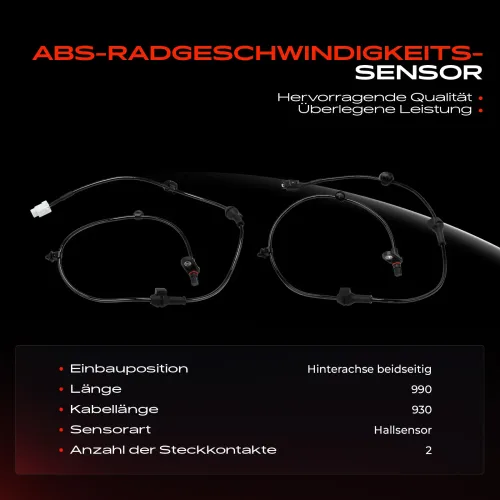 Sensor, Raddrehzahl Frankberg 5481FB0076807 Bild Sensor, Raddrehzahl Frankberg 5481FB0076807