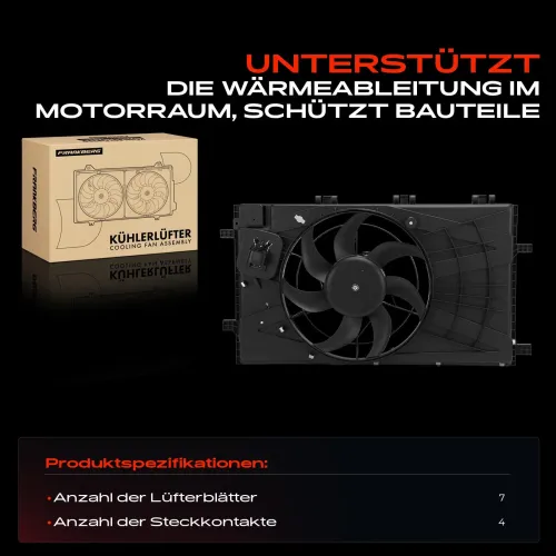 Lüfter, Motorkühlung Frankberg 5481FB0076927 Bild Lüfter, Motorkühlung Frankberg 5481FB0076927