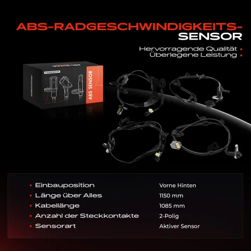 Sensor, Raddrehzahl Frankberg 5481FB0077164 Bild Sensor, Raddrehzahl Frankberg 5481FB0077164