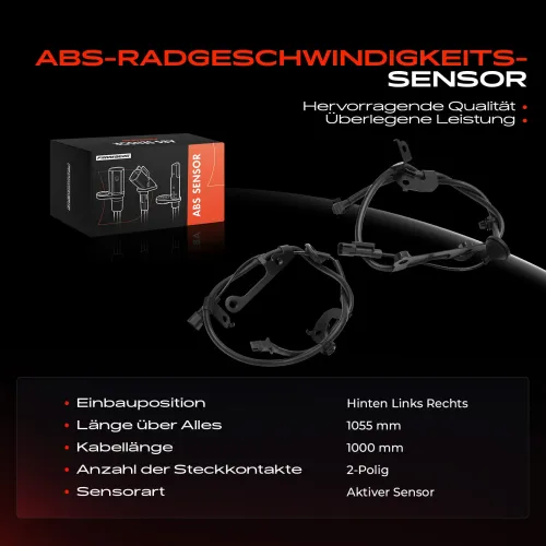 Sensor, Raddrehzahl Frankberg 5481FB0077167 Bild Sensor, Raddrehzahl Frankberg 5481FB0077167