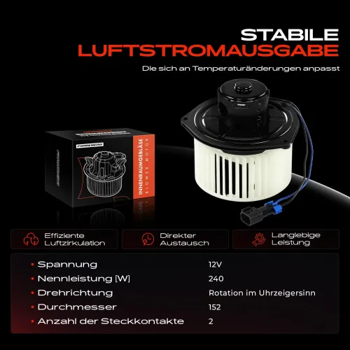 Innenraumgebläse Frankberg 5481FB0077291 Bild Innenraumgebläse Frankberg 5481FB0077291