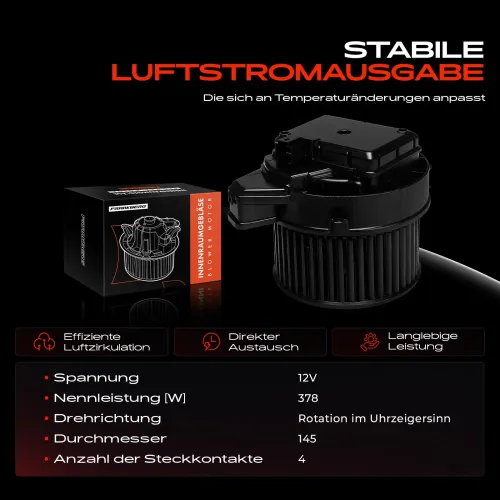 Innenraumgebläse Frankberg 5481FB0077292 Bild Innenraumgebläse Frankberg 5481FB0077292