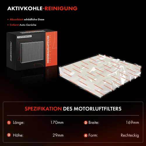 Filter, Innenraumluft Frankberg 5481FB0077486 Bild Filter, Innenraumluft Frankberg 5481FB0077486