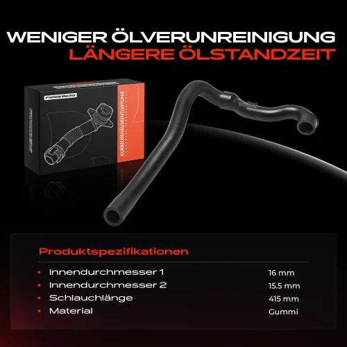 Schlauch, Kurbelgehäuseentlüftung Frankberg 5481FB0077490 Bild Schlauch, Kurbelgehäuseentlüftung Frankberg 5481FB0077490