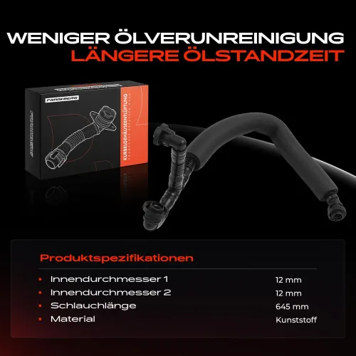 Schlauch, Kurbelgehäuseentlüftung Frankberg 5481FB0077491 Bild Schlauch, Kurbelgehäuseentlüftung Frankberg 5481FB0077491