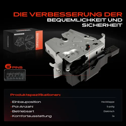 Heckklappenschloss Frankberg 5481FB0077529 Bild Heckklappenschloss Frankberg 5481FB0077529