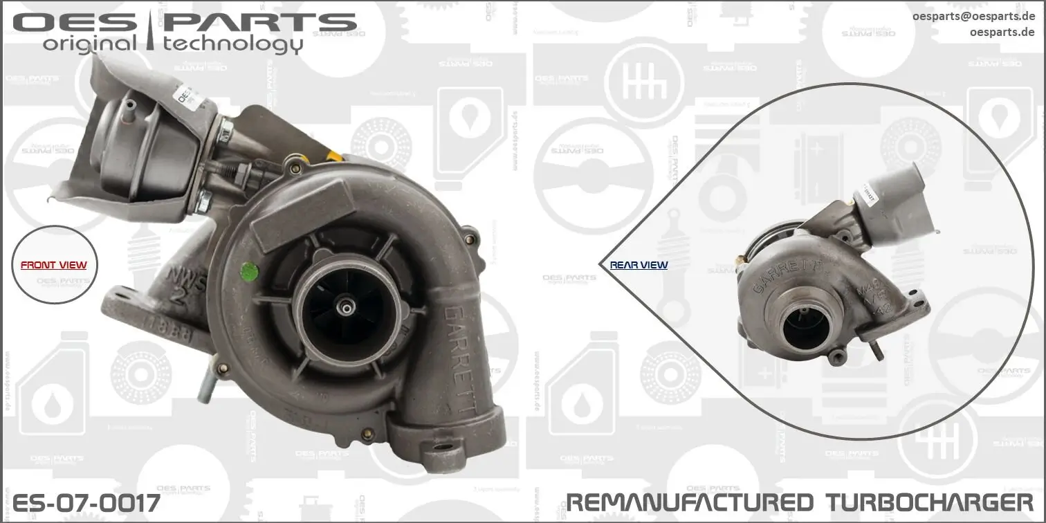 Lader, Aufladung OES PARTS ES-07-0017