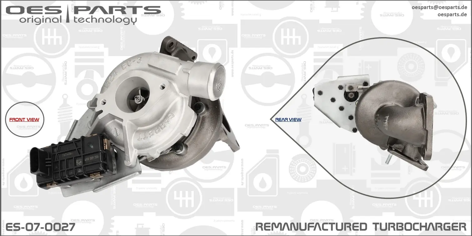 Lader, Aufladung OES PARTS ES-07-0027