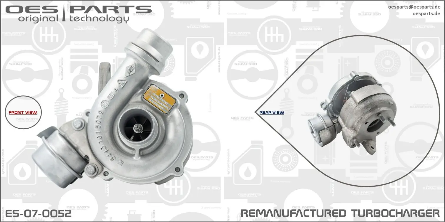 Lader, Aufladung OES PARTS ES-07-0052