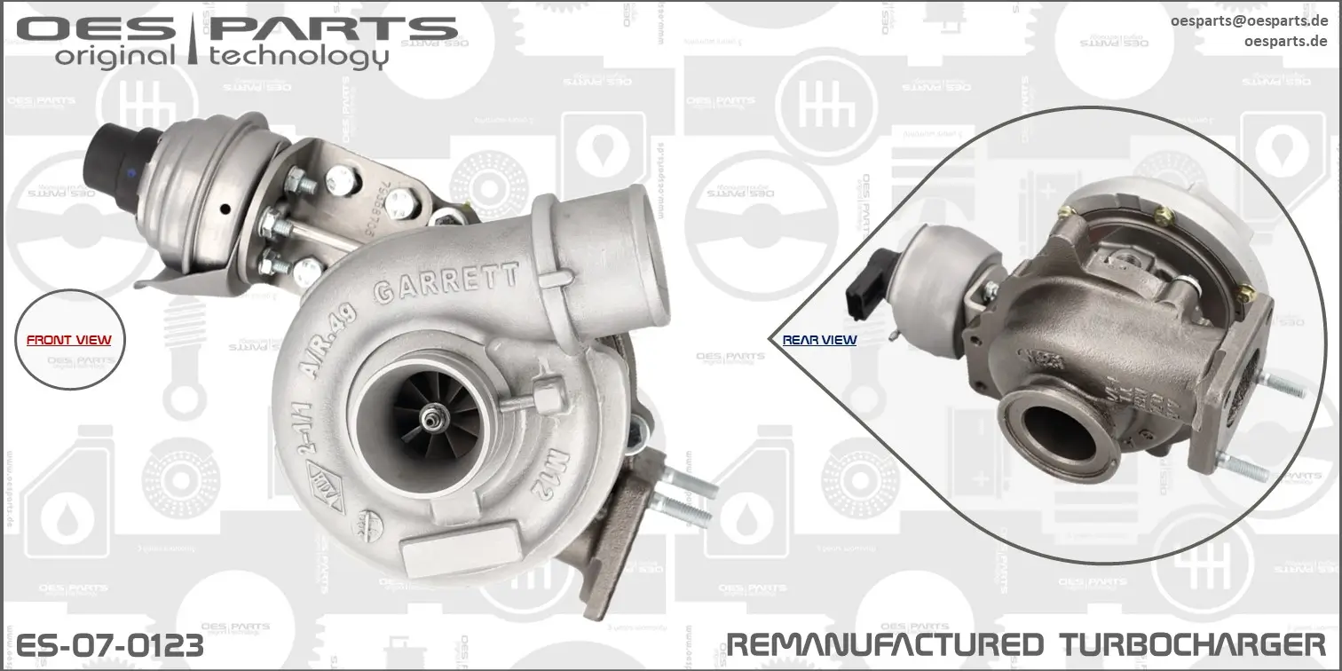 Lader, Aufladung OES PARTS ES-07-0123