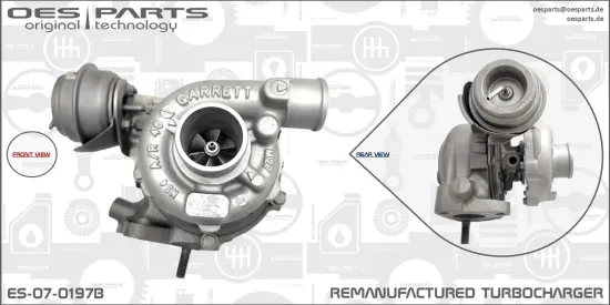 Lader, Aufladung OES PARTS ES-07-0671 Bild Lader, Aufladung OES PARTS ES-07-0671