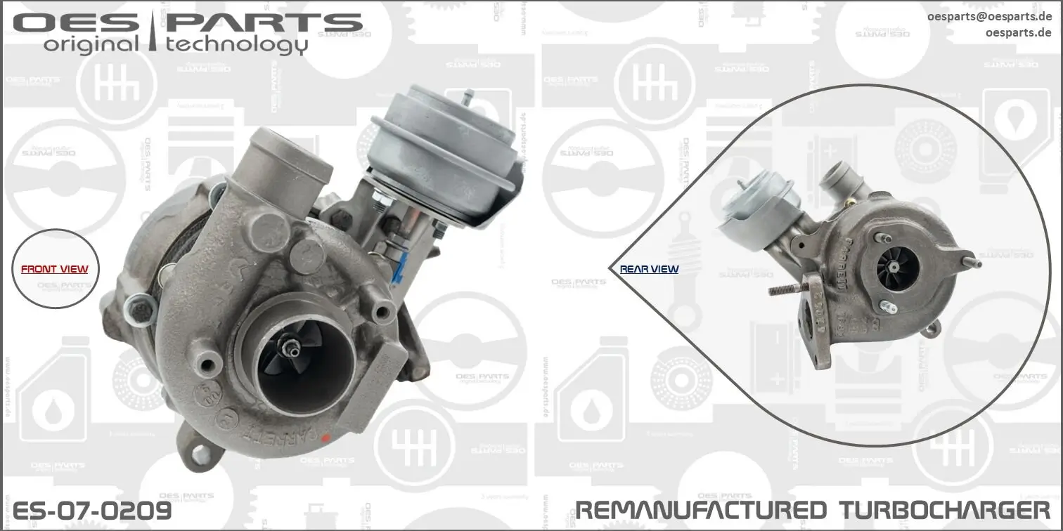 Lader, Aufladung OES PARTS ES-07-0209