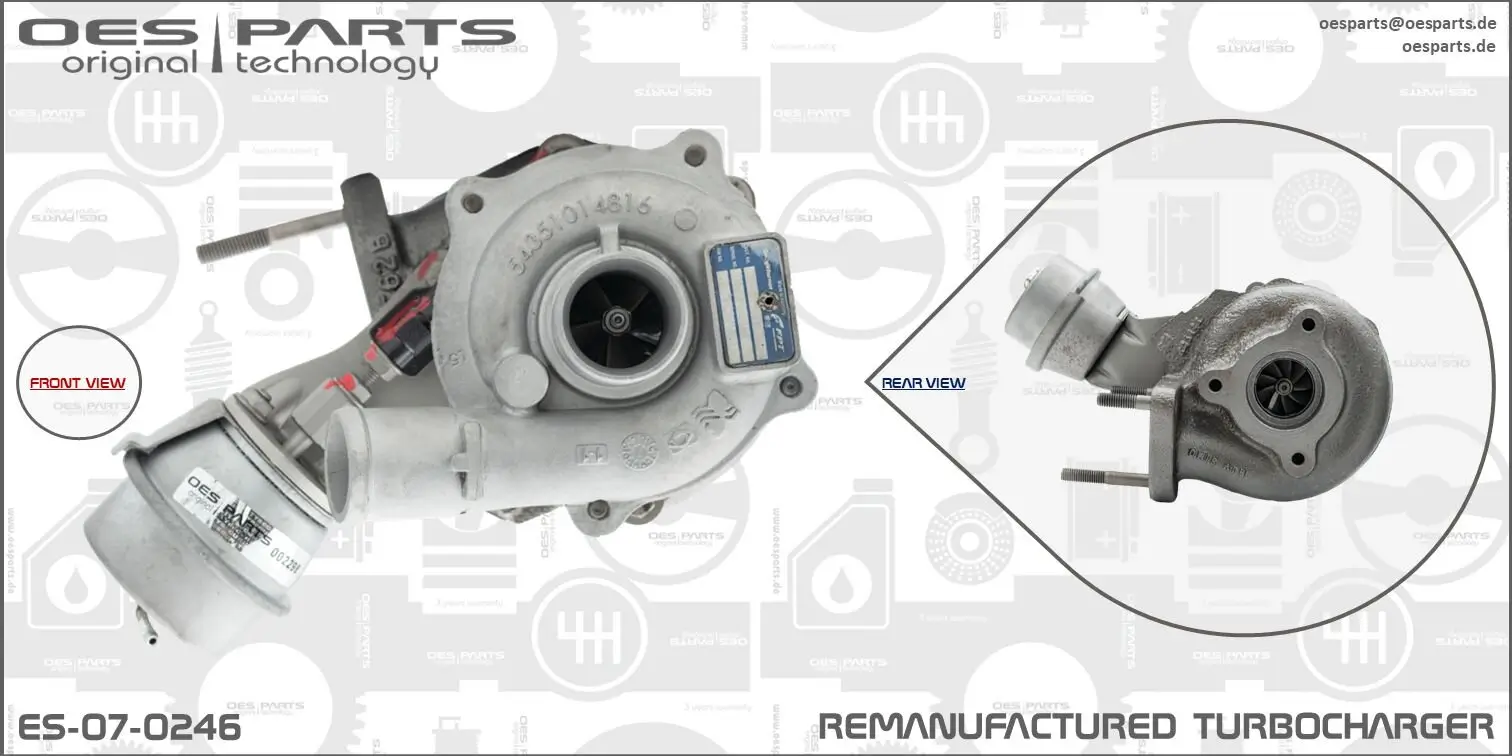 Lader, Aufladung OES PARTS ES-07-0246