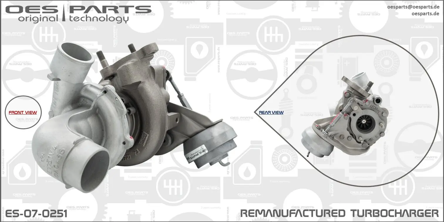 Lader, Aufladung OES PARTS ES-07-0251