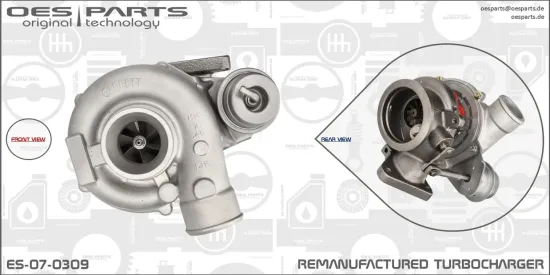 Lader, Aufladung OES PARTS ES-07-0309 Bild Lader, Aufladung OES PARTS ES-07-0309