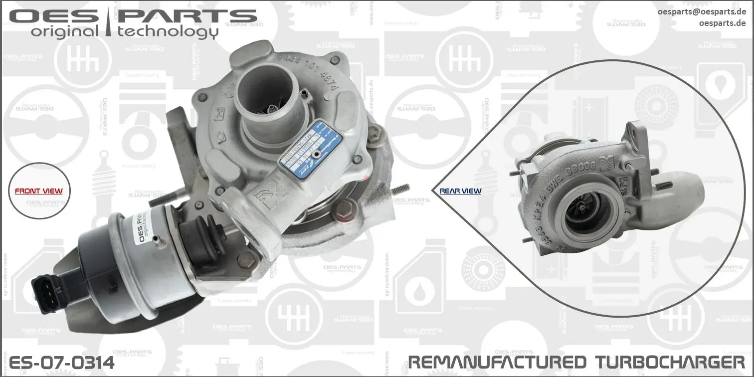 Lader, Aufladung OES PARTS ES-07-0314