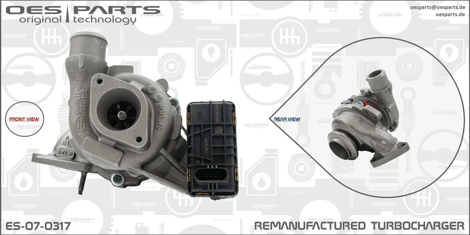 Lader, Aufladung OES PARTS ES-07-0317